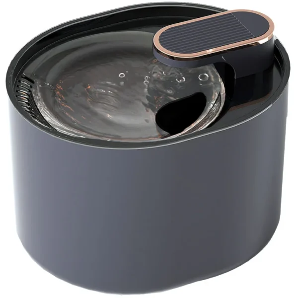 Automatic circulating water filter for dogs and cats